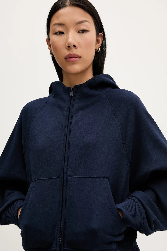 Tommy Jeans суичър с цип дамски от памук