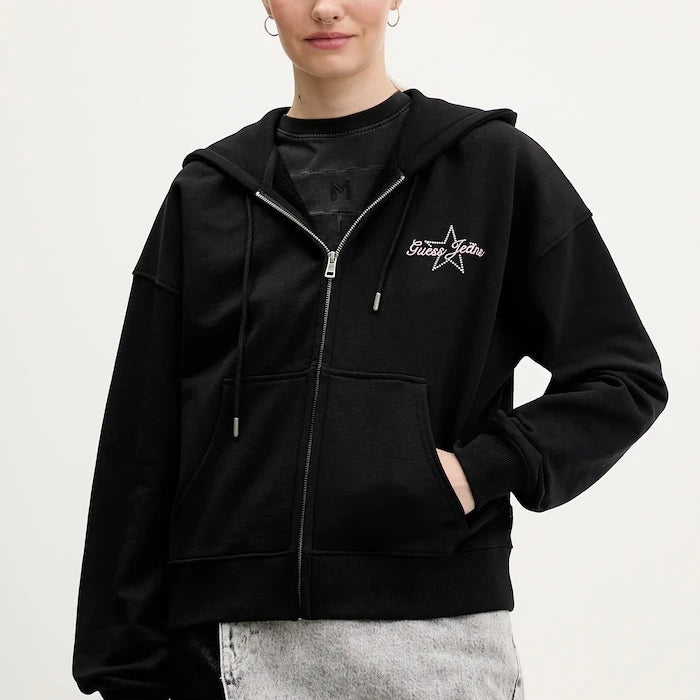 Pamuklu sweatshirt Guess Jeans