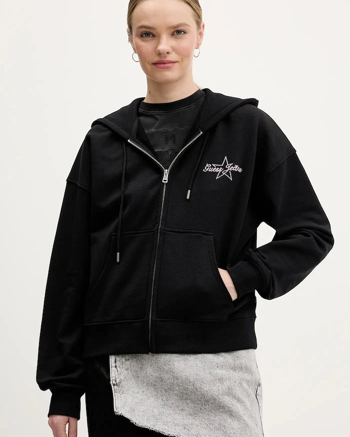 Pamuklu sweatshirt Guess Jeans