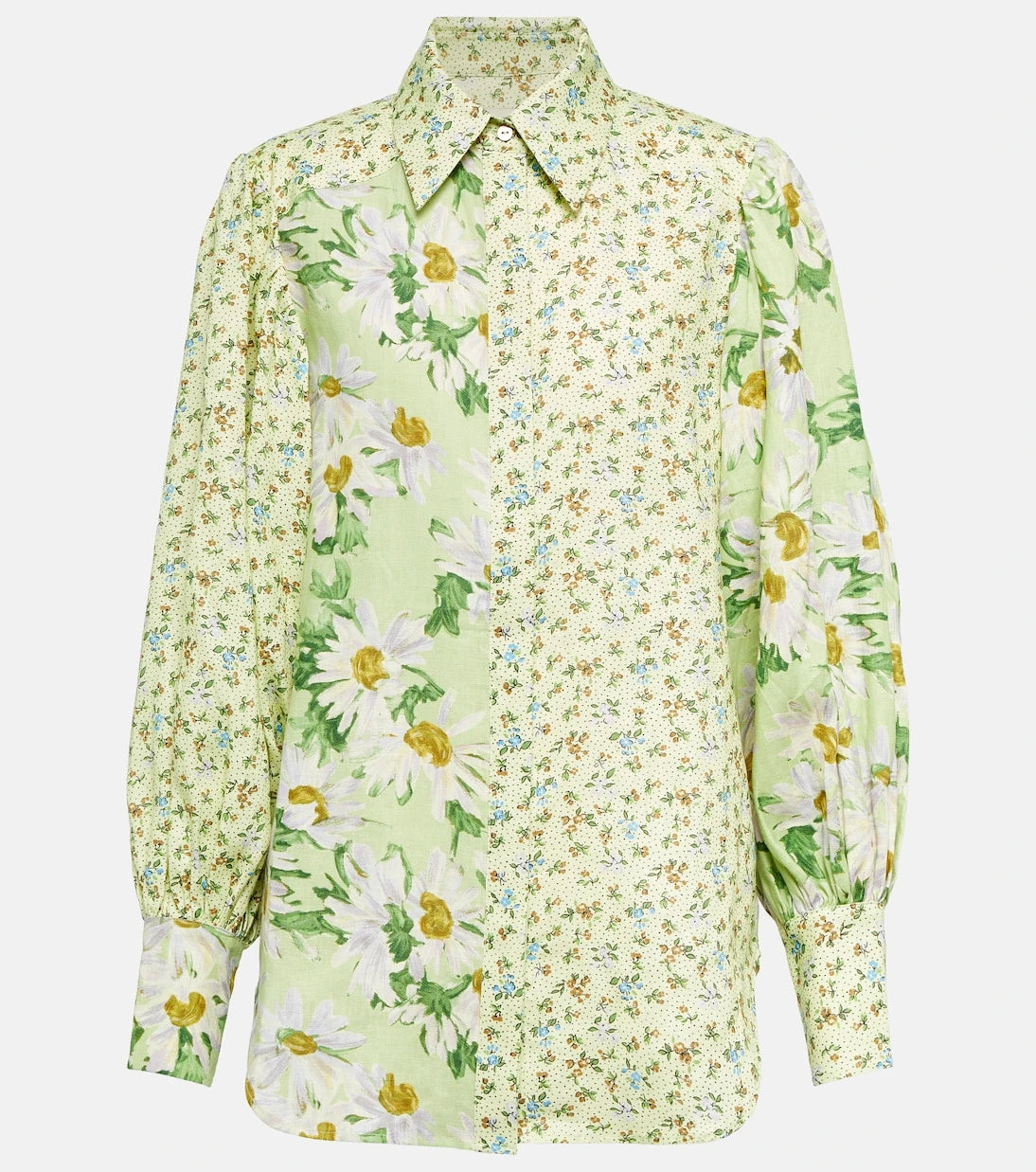 Alémais - Astra floral linen shirt