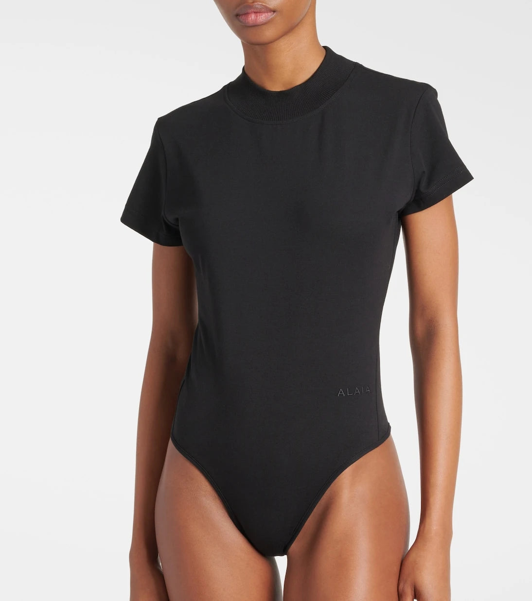 Alaïa - Cotton-blend bodysuit