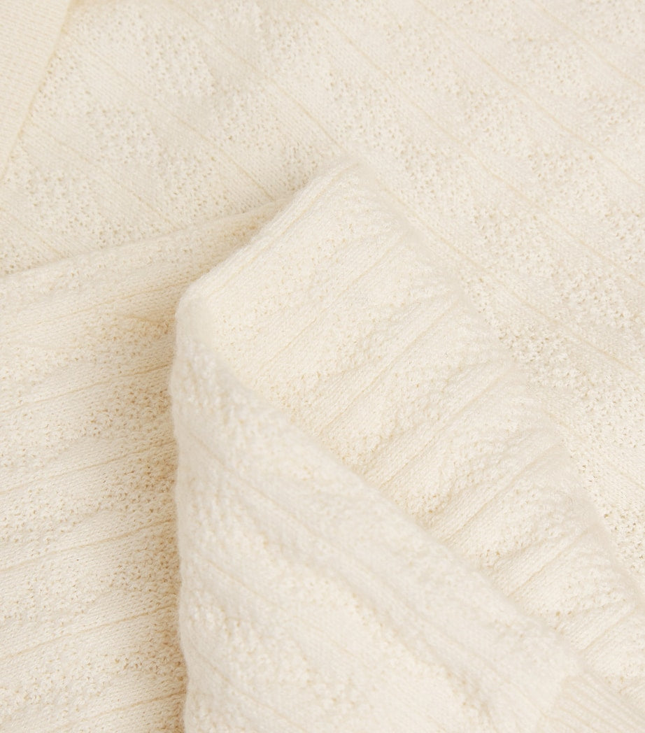 Cotton-Cashmere Oban Polo Sweater