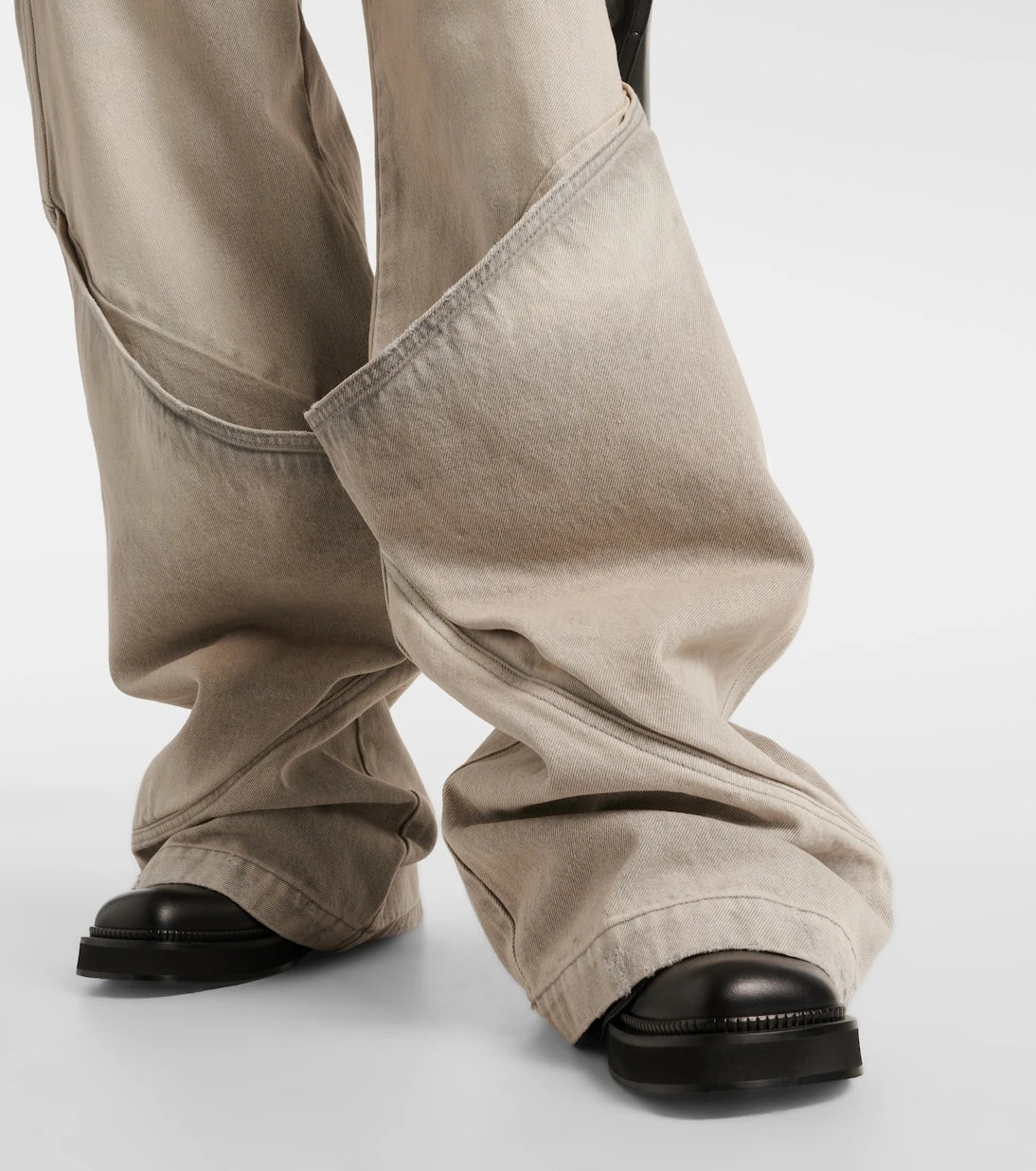 The Attico - Low-rise wide-leg jeans