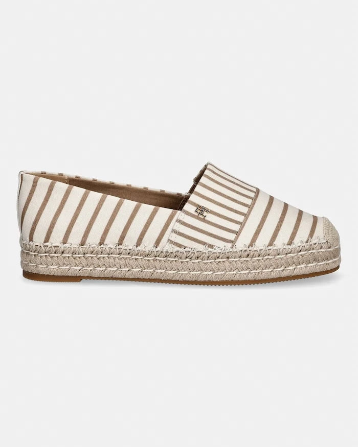 Tommy Hilfiger Kadın Espadriller TH PLATFORM ESPADRILLE STRIPES