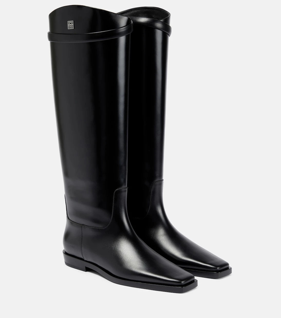 Toteme - Leather knee-high boots
