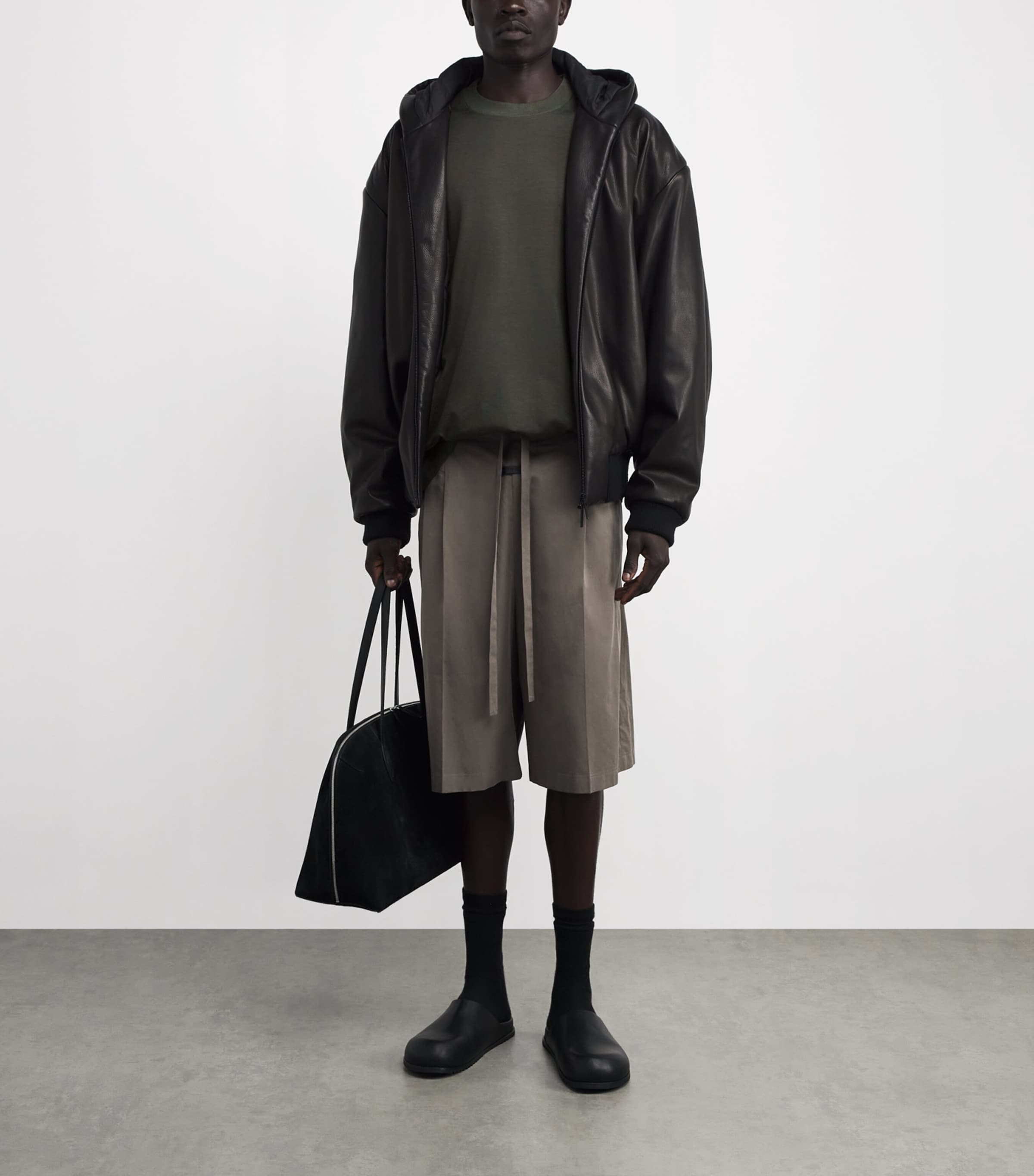 Cotton-Blend Oversized T-Shirt