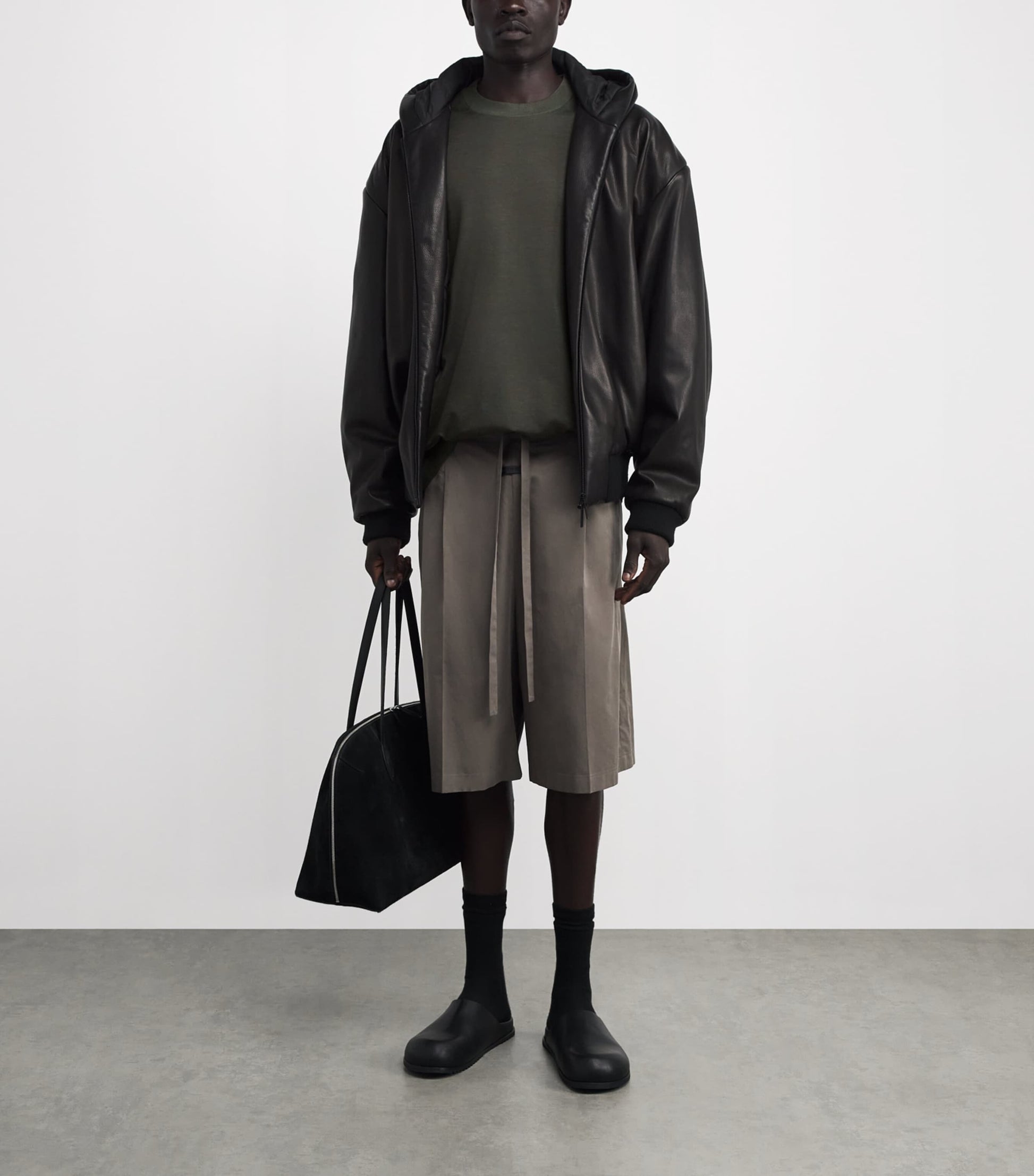 Cotton-Blend Oversized T-Shirt