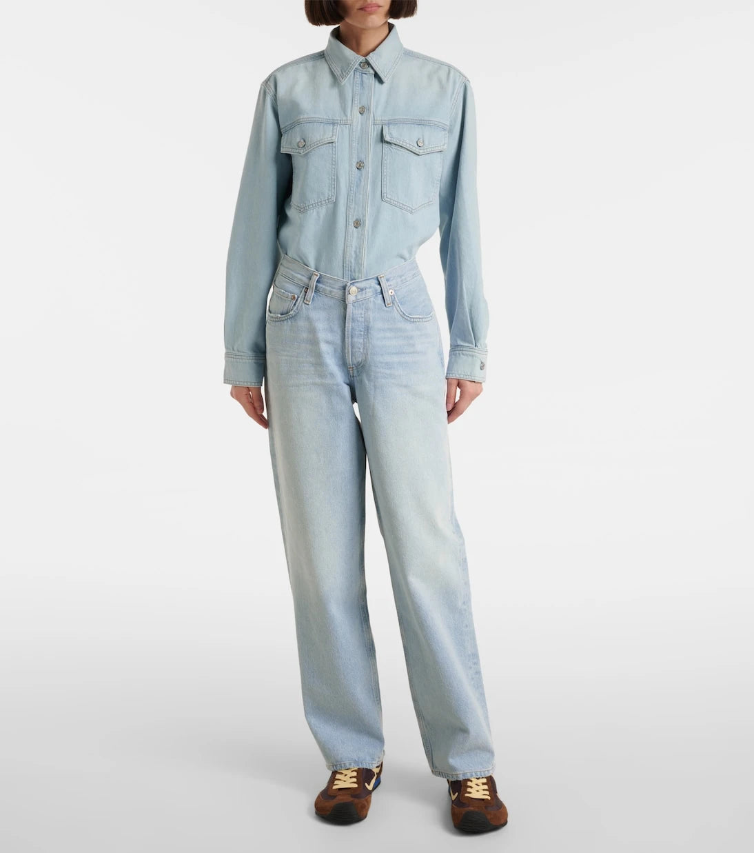 Agolde - V-Waist Baggy straight jeans
