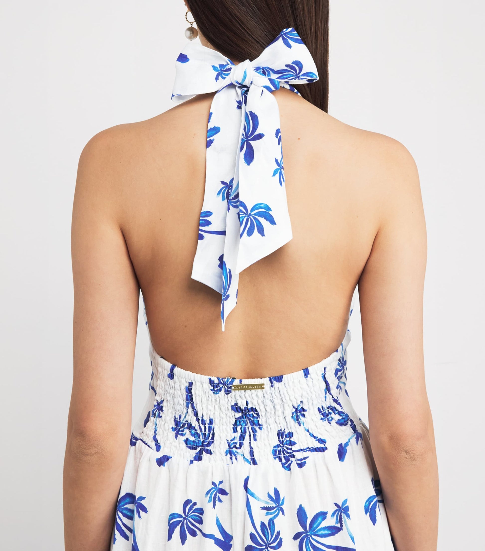 Heidi Klein Multi Linen Palm Beach Maxi Dress