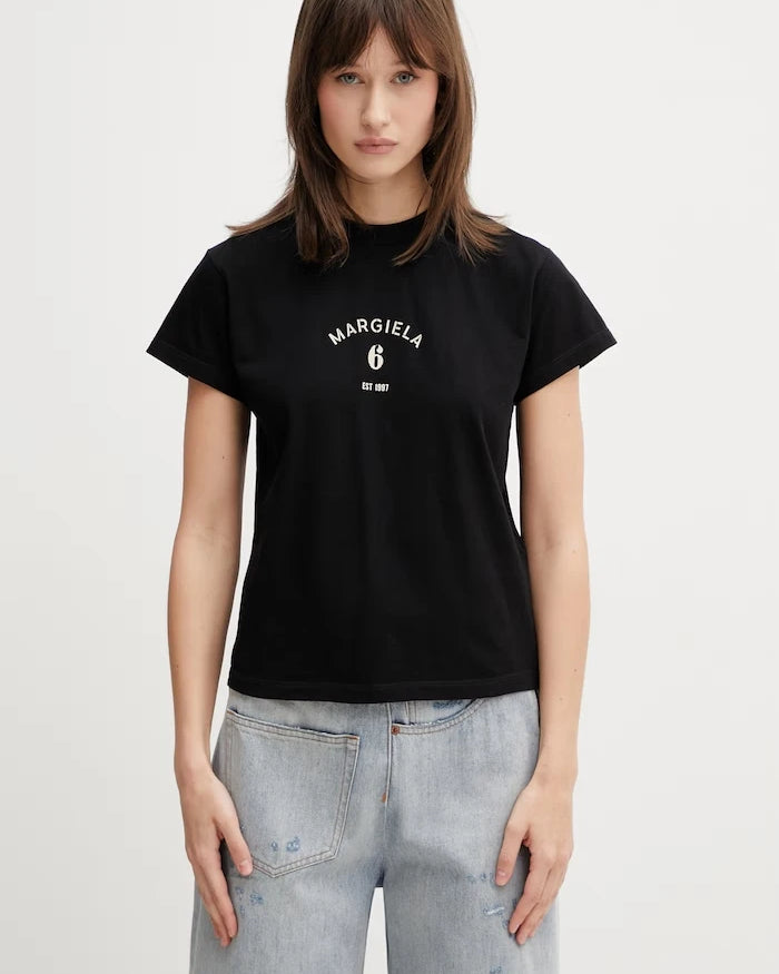 MM6 Maison Margiela тениска дамска от памук