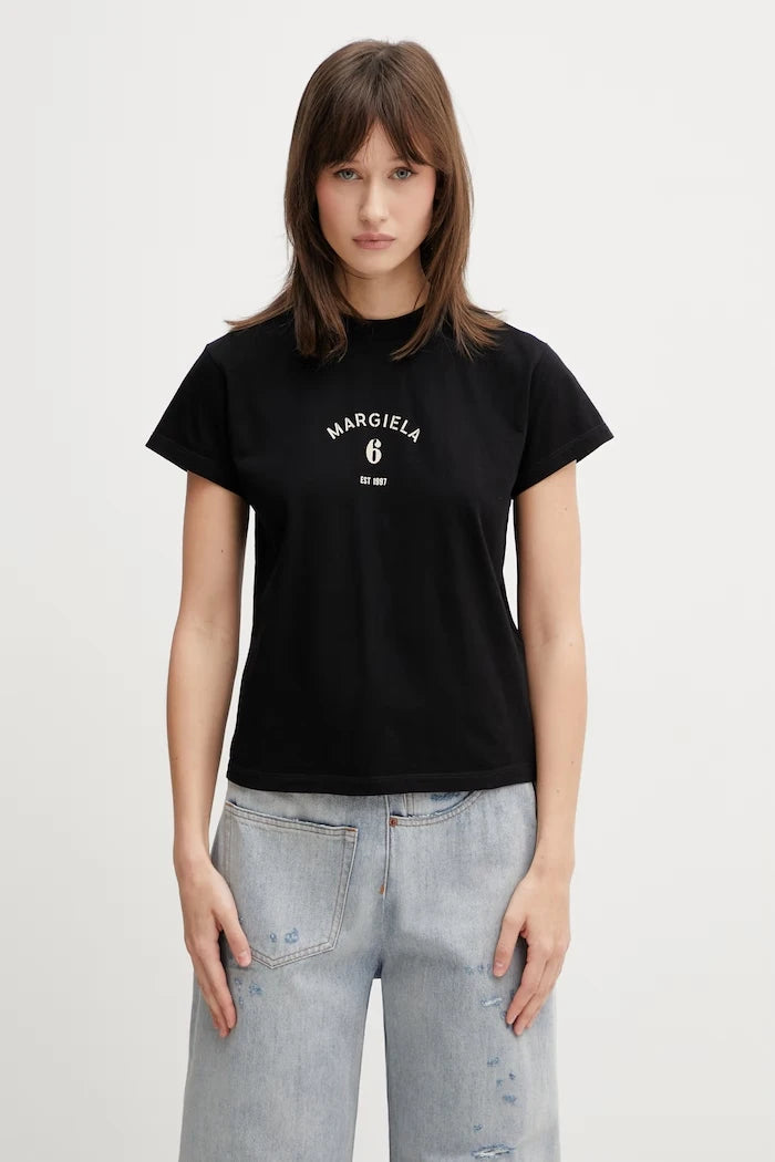 MM6 Maison Margiela тениска дамска от памук