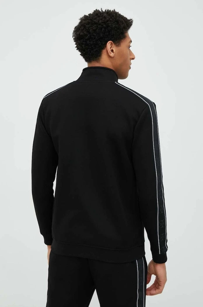 Guess pamuklu fermuarlı erkek sweatshirt MICKEY