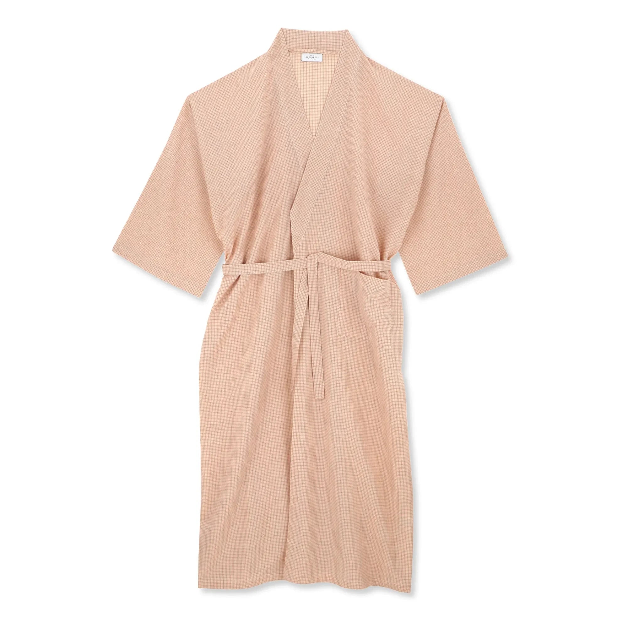 Scarlette Ateliers - Grace Checked Kimono | Red