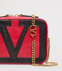 Valentino Garavani Red Leather Viva Superstar Belt Bag