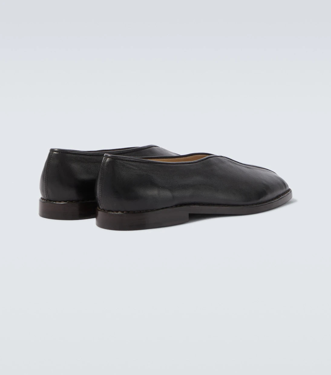 Lemaire - Leather slip-on shoes