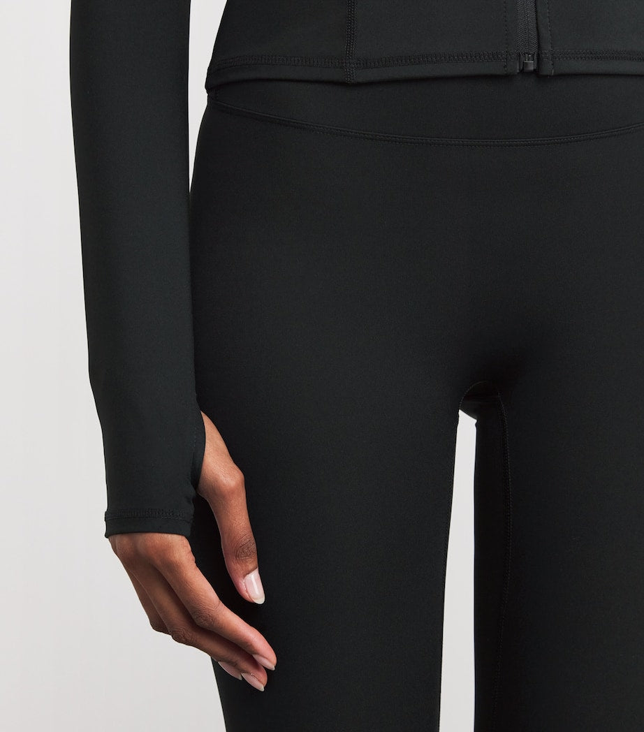 Adanola Black Long-Sleeve Zip-Up Ultimate Top