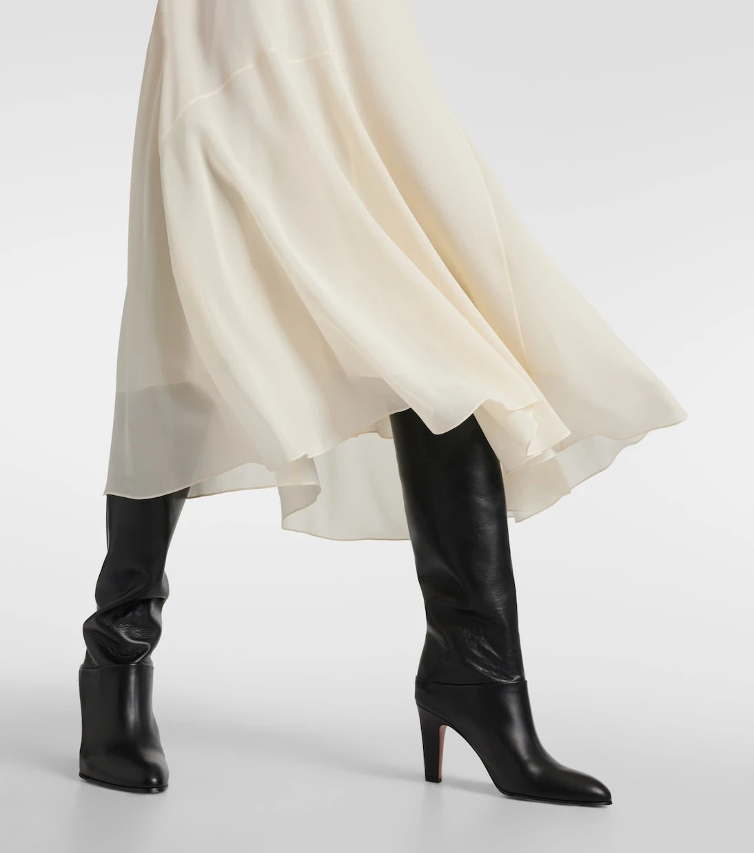 Chloé - Silk chiffon midi dress