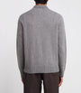 Norse Projects Grey Merino Lambswool Polo Sweater