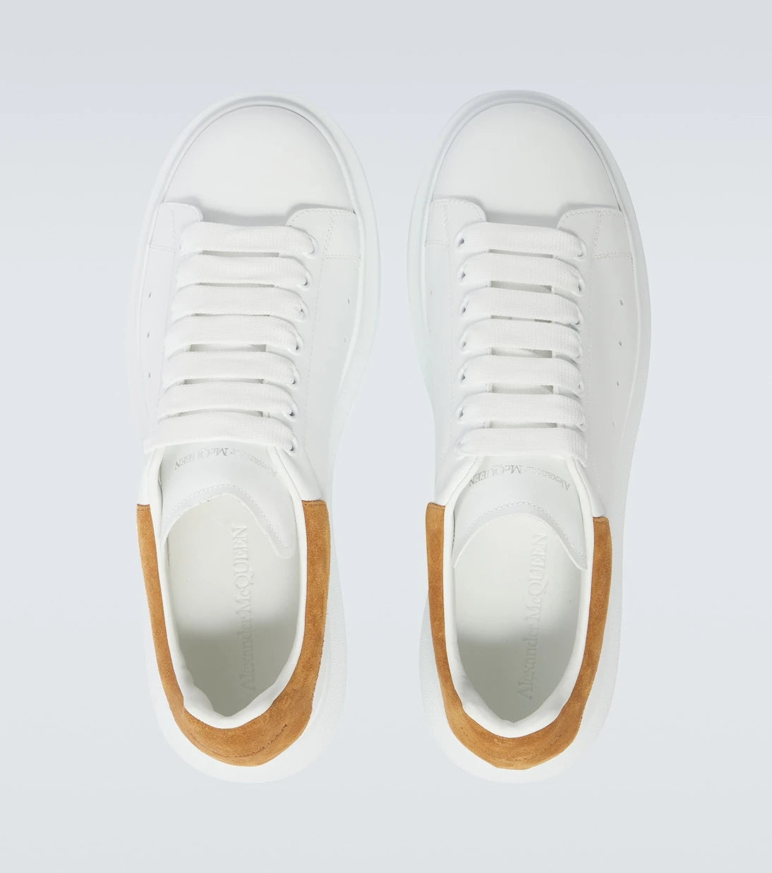 McQueen - Oversized leather sneakers