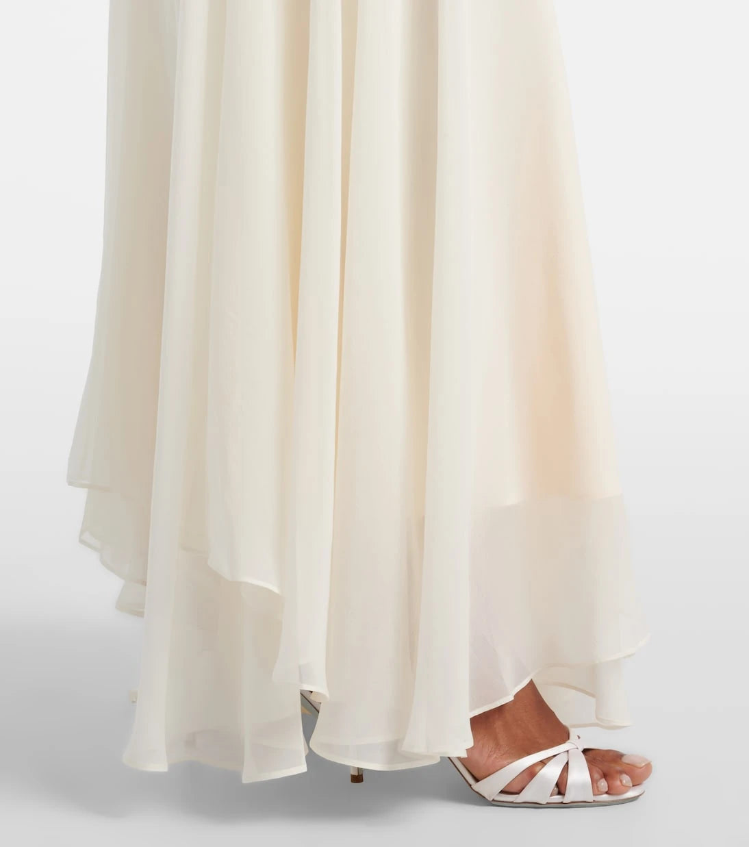 De La Vali - Bridal Dia silk chiffon gown