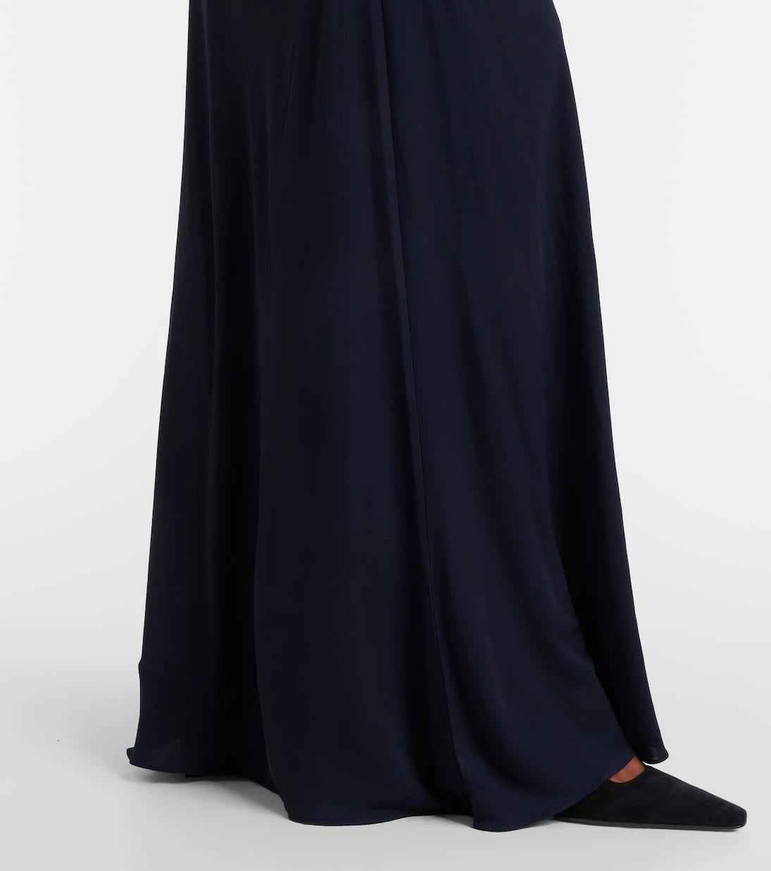 Alaïa - فستان ماكسي جيرسي مكشوف الأكتاف