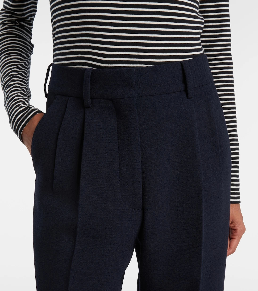 Blazé Milano - Resolute virgin wool straight pants