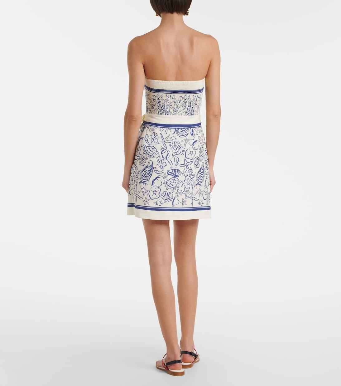 Simkhai - Darbie printed linen-blend minidress