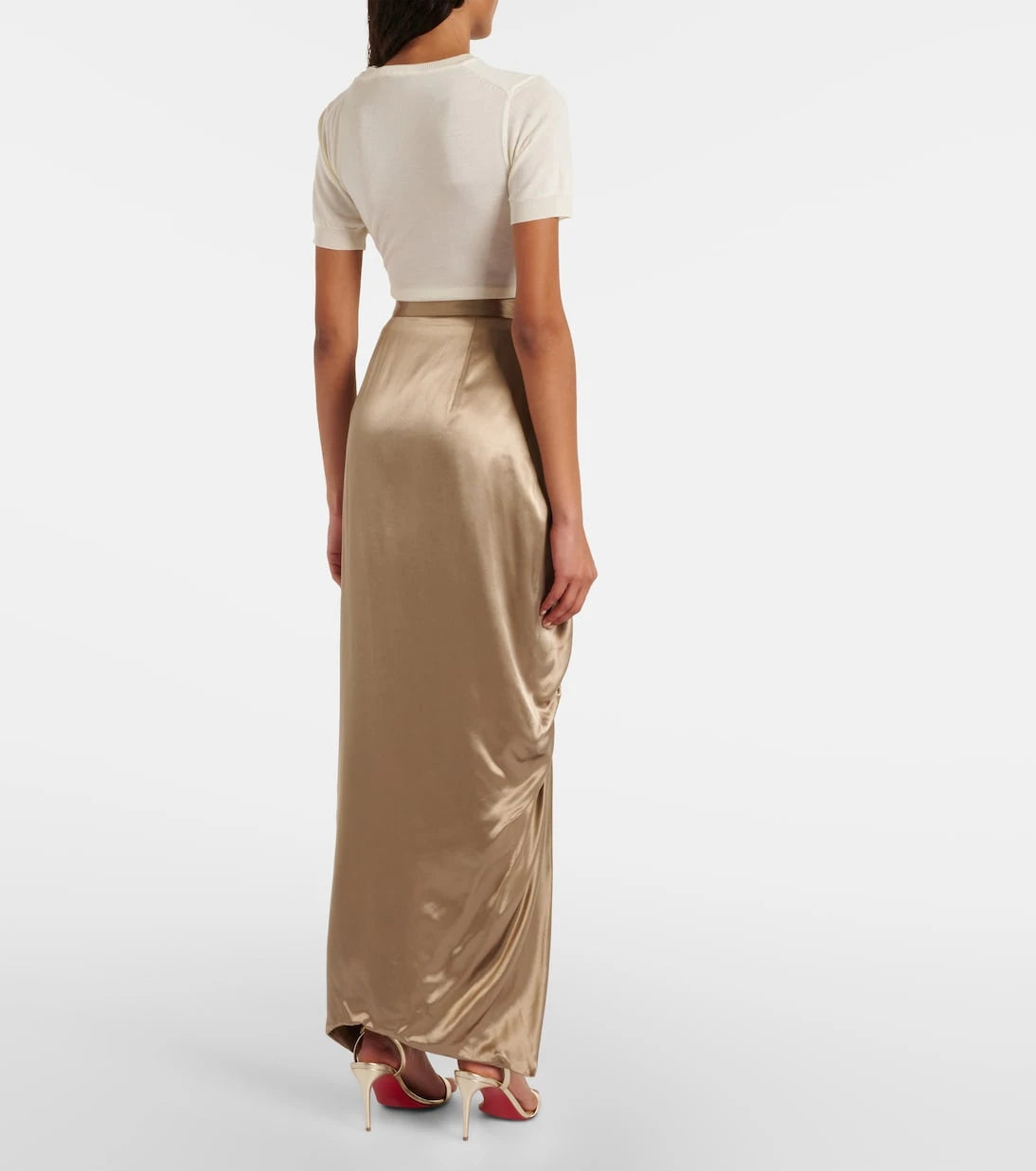 Vivienne Westwood - Panther asymmetric maxi skirt