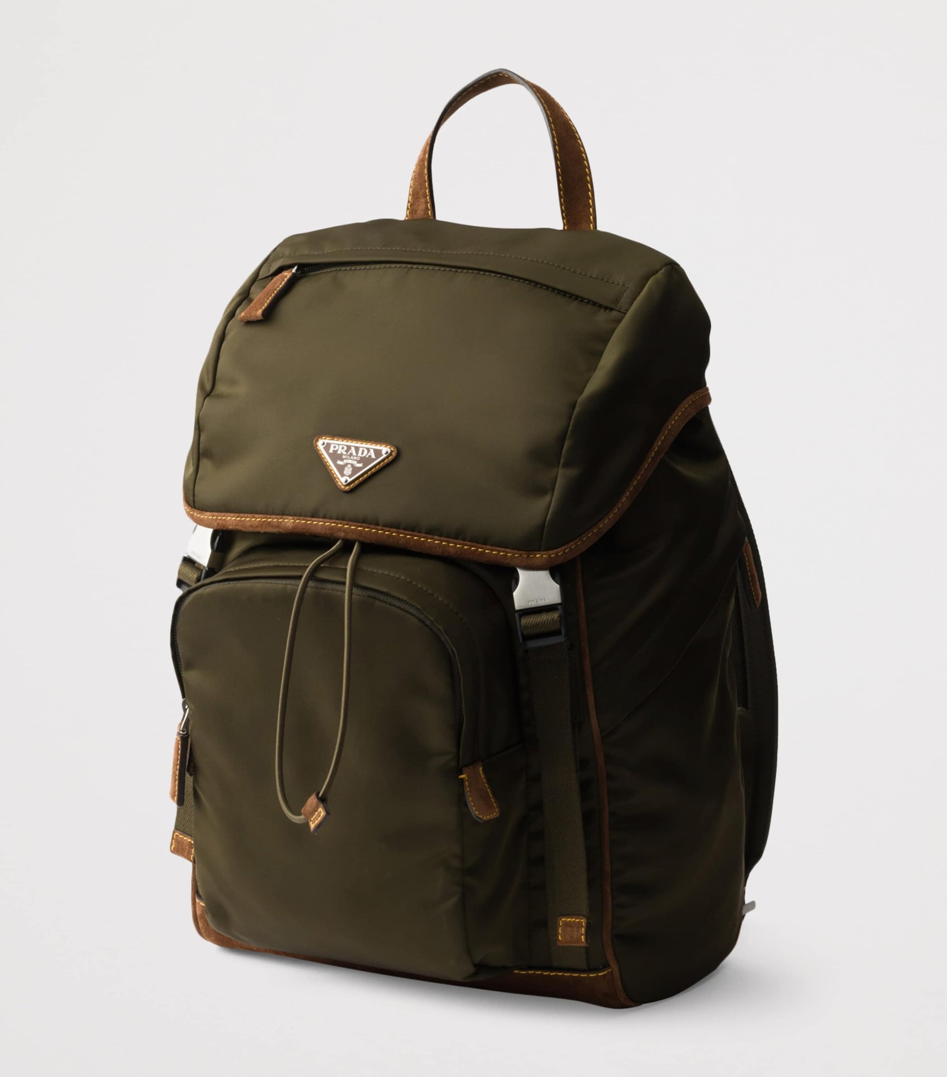 Prada Re-Nylon and Suede Backpack