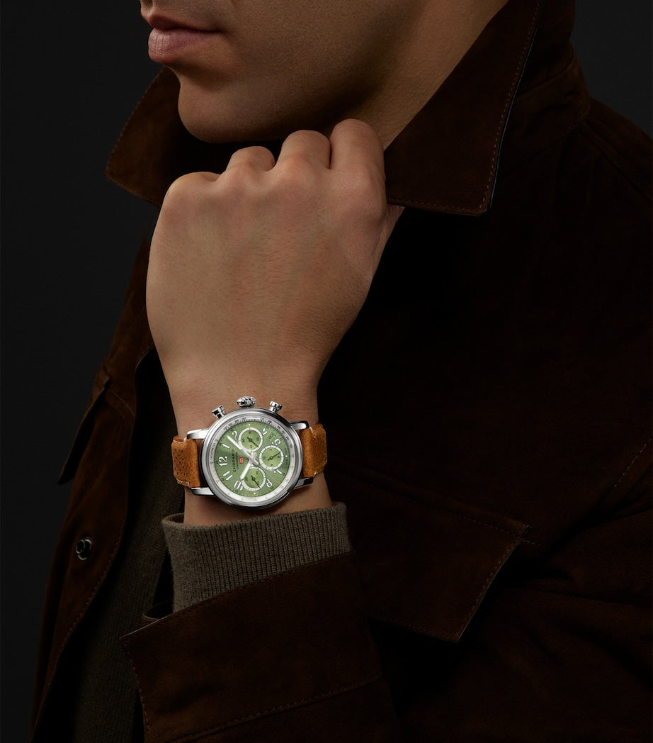 Lucent Steel Mille Miglia Chronograph Watch 40.5mm