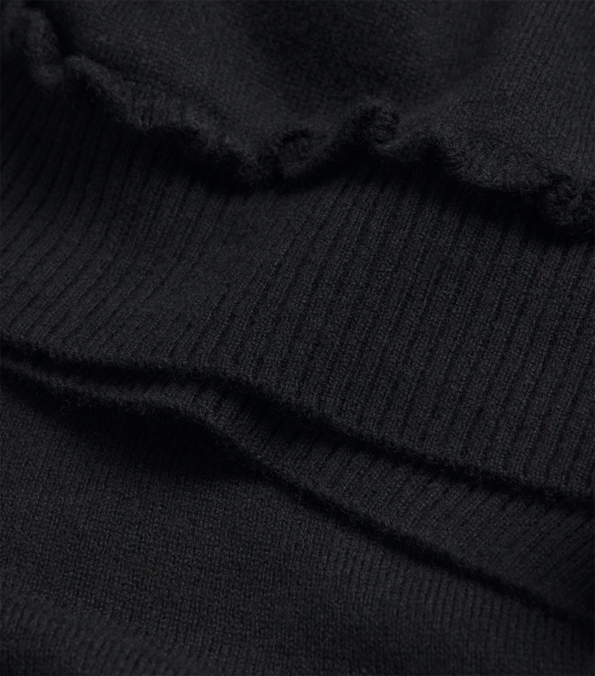 Sandro Paris Black Wool-Cashmere Sweater Vest