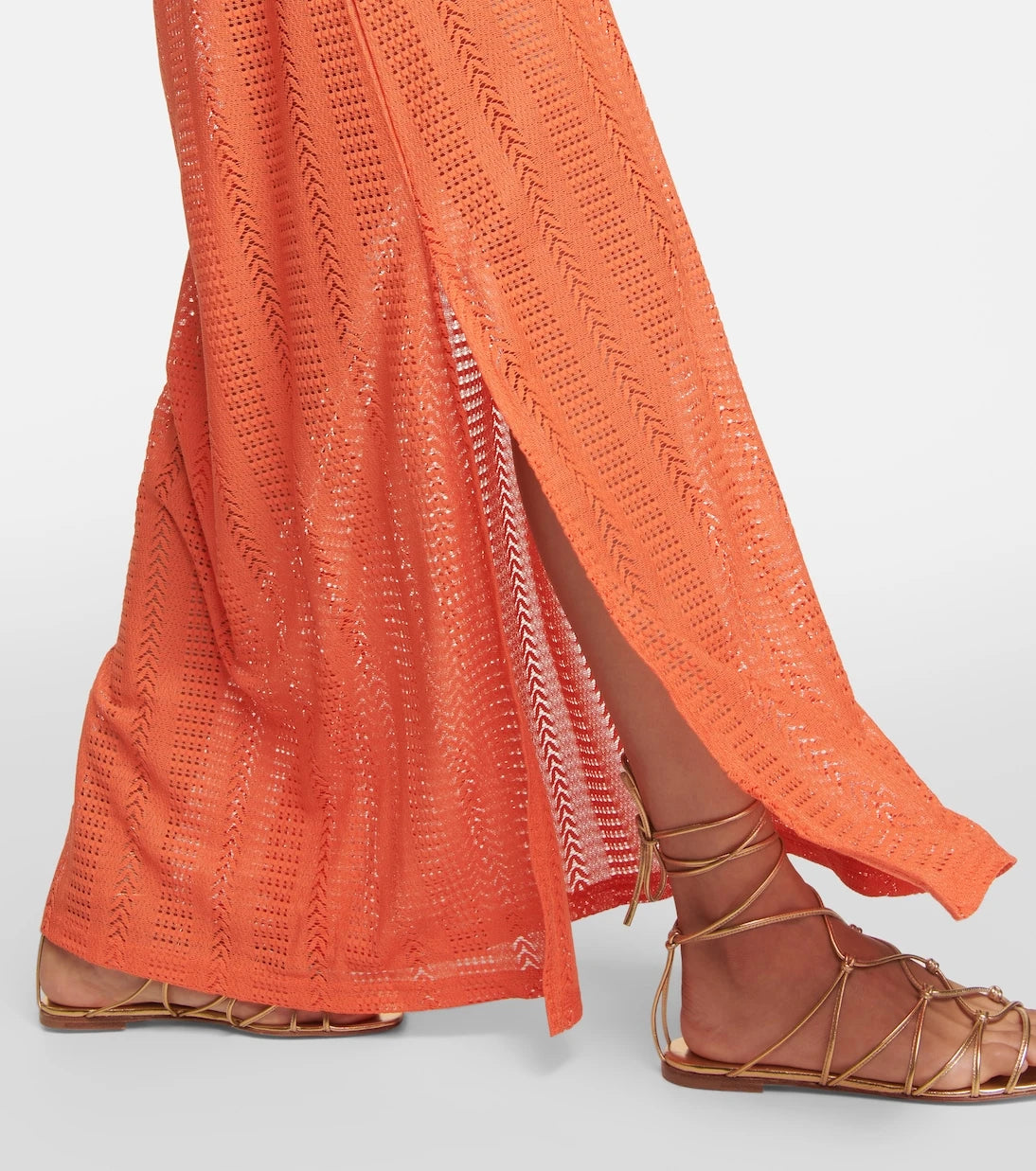 Melissa Odabash - Mila halterneck knitted maxi dress