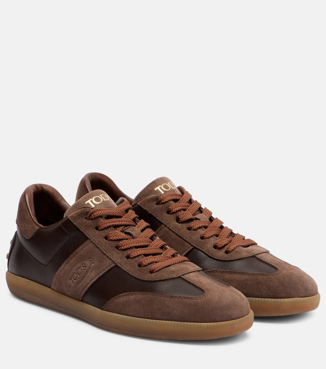 Tod's - Tabs suede and leather sneakers
