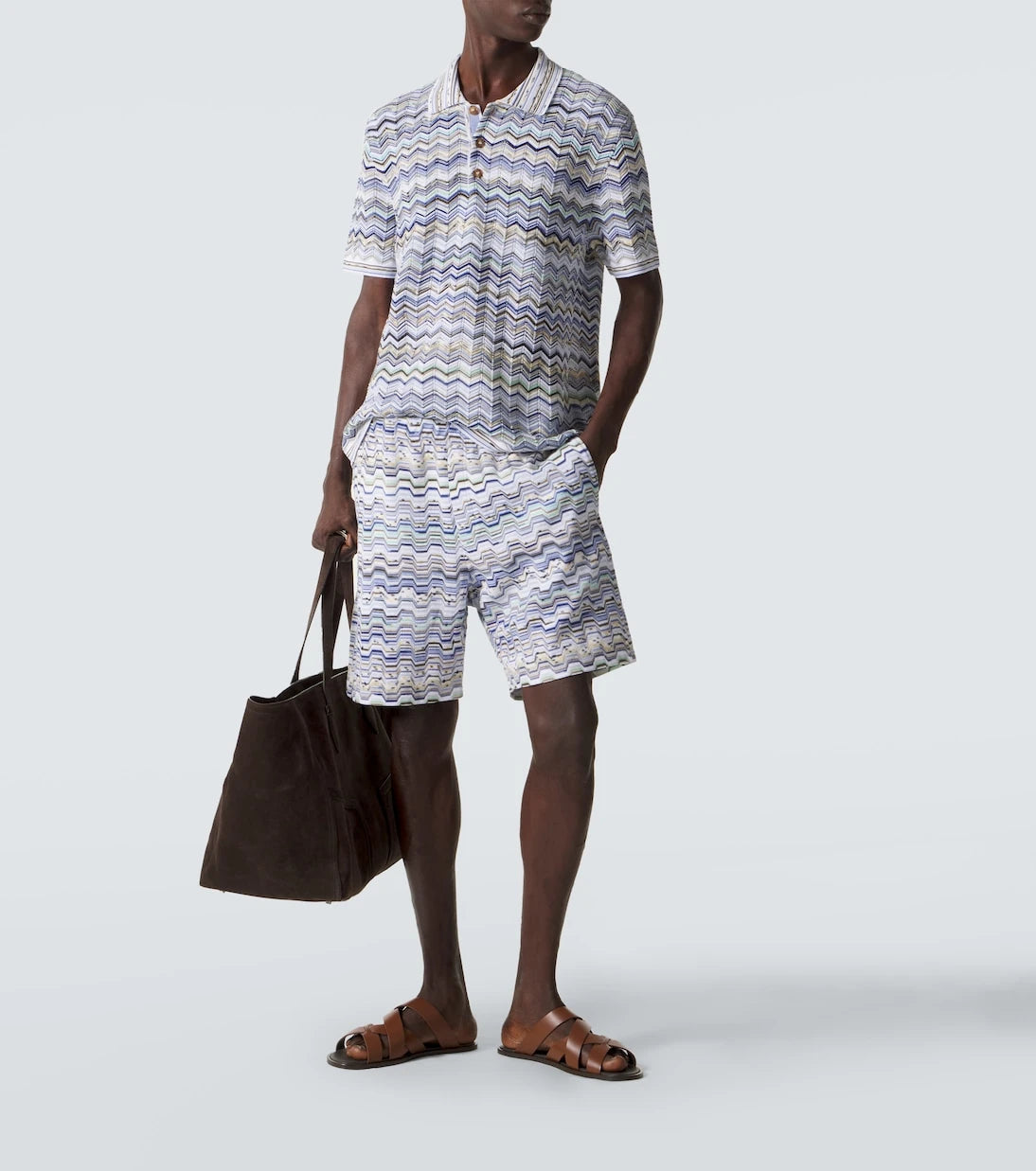 Missoni - Zigzag cotton polo shirt