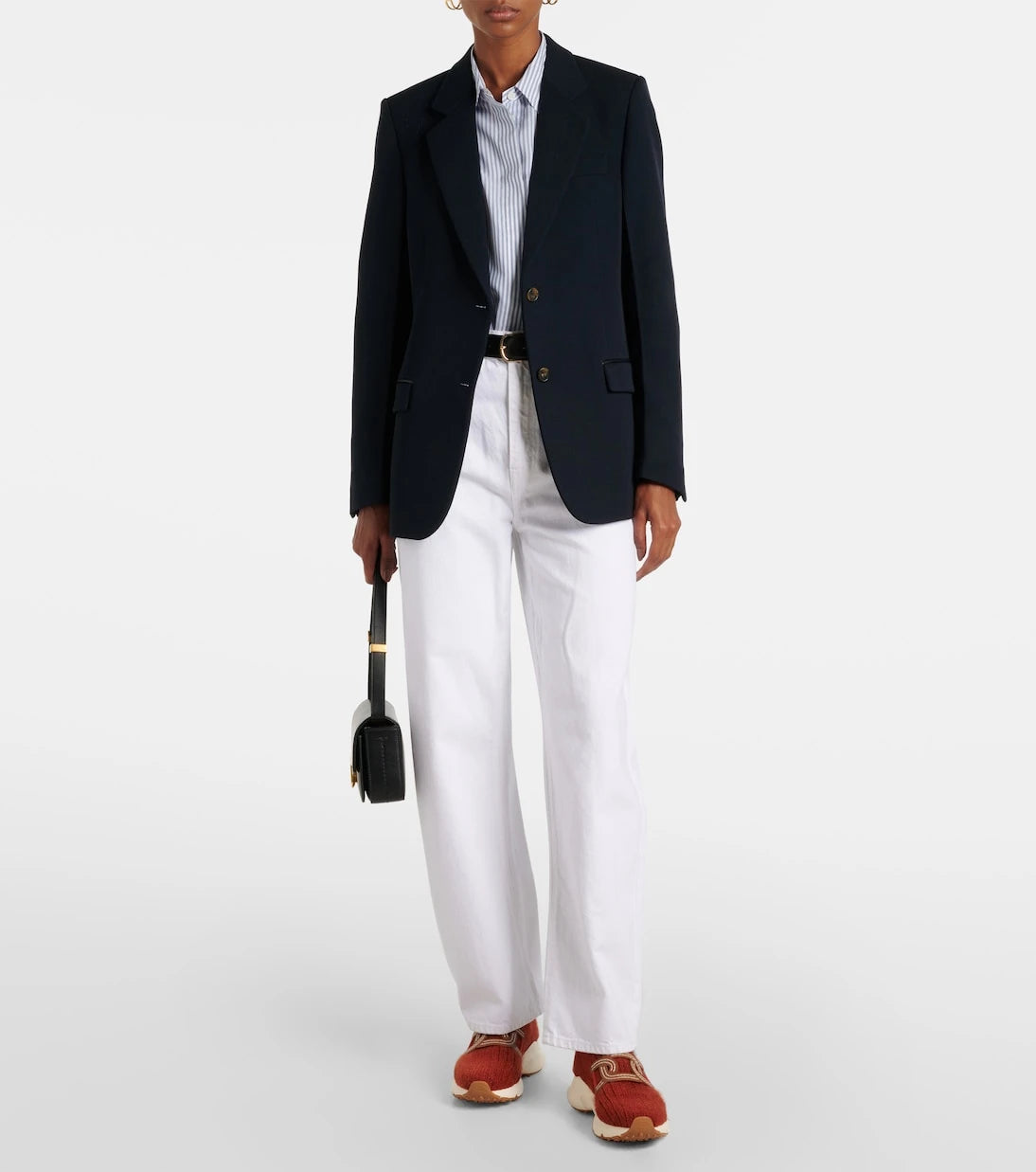 Tod's - Kate leather-trimmed slip-on sneakers