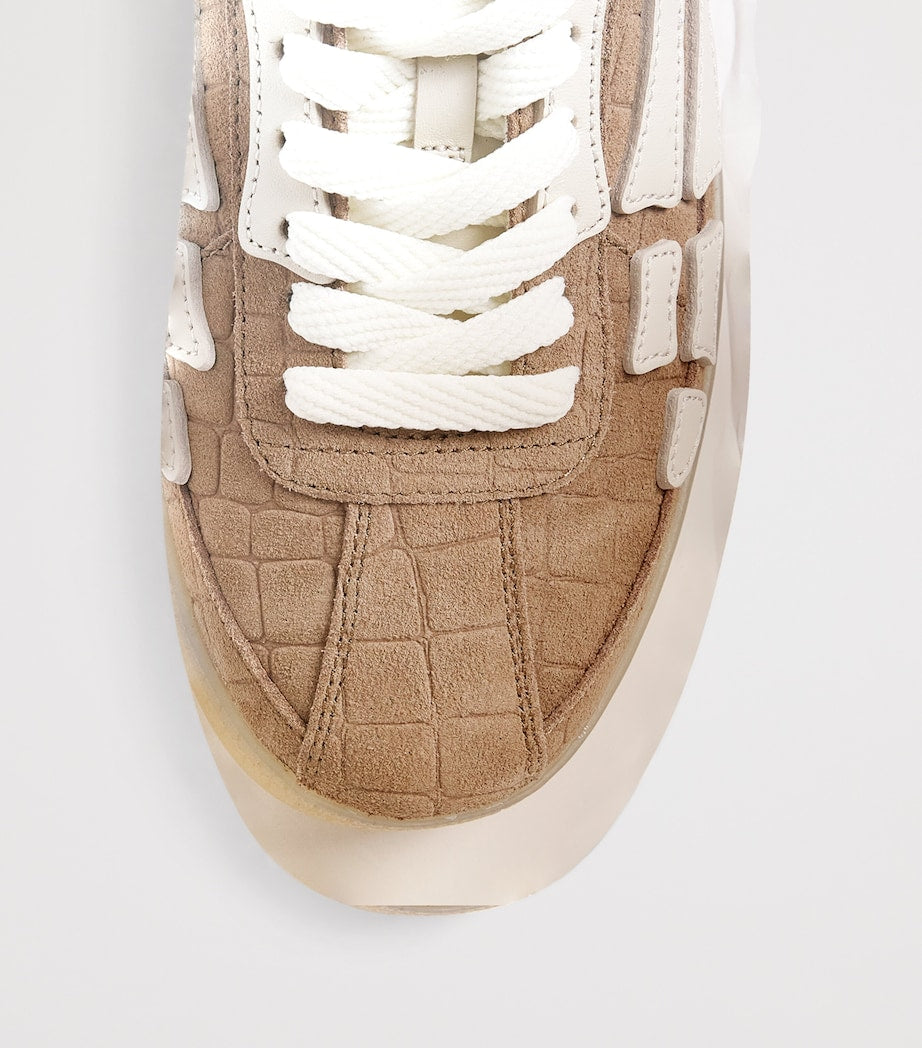 Suede Pacific Bones Low-Top Sneakers