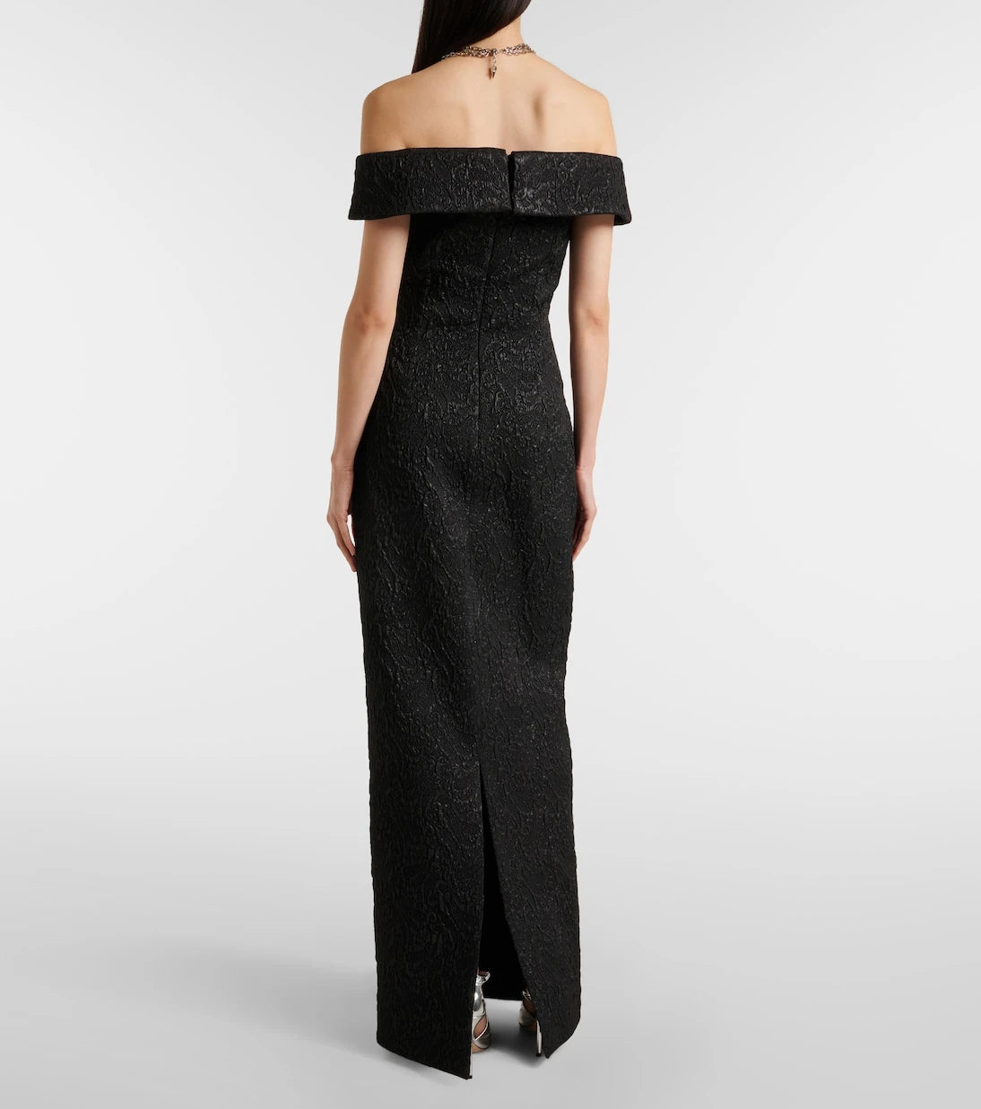 Emilia Wickstead - Sima off-shoulder seersucker cloqué gown