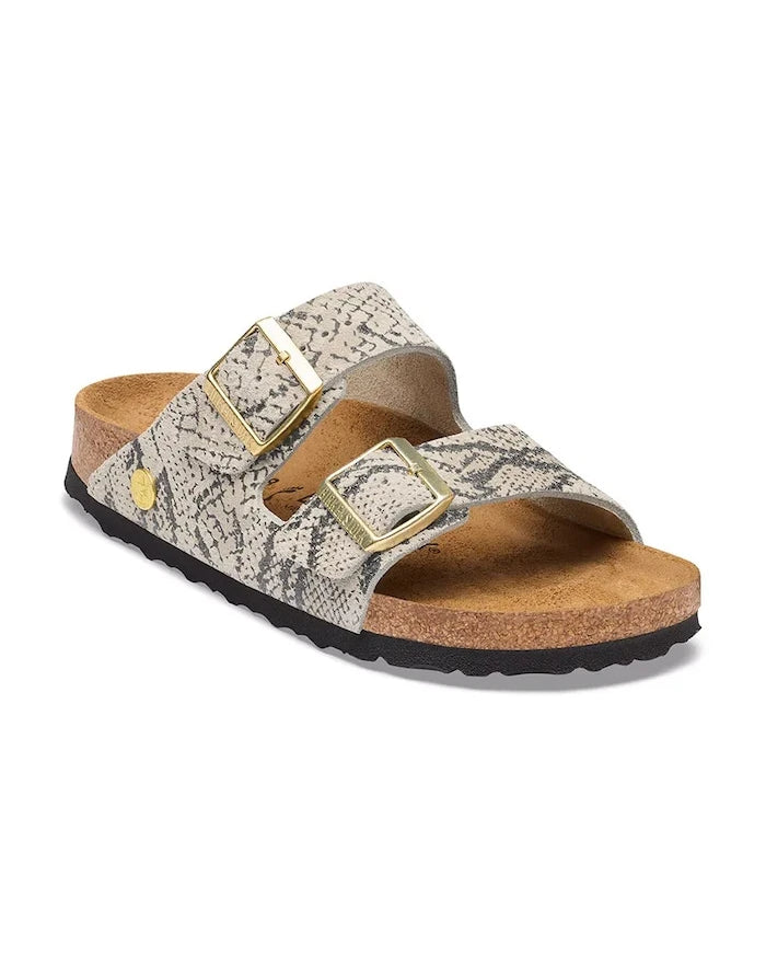 Birkenstock Kadın Süet Terlik Arizona Suede Leather Snake