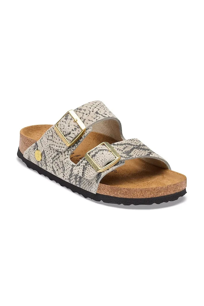 Birkenstock Kadın Süet Terlik Arizona Suede Leather Snake