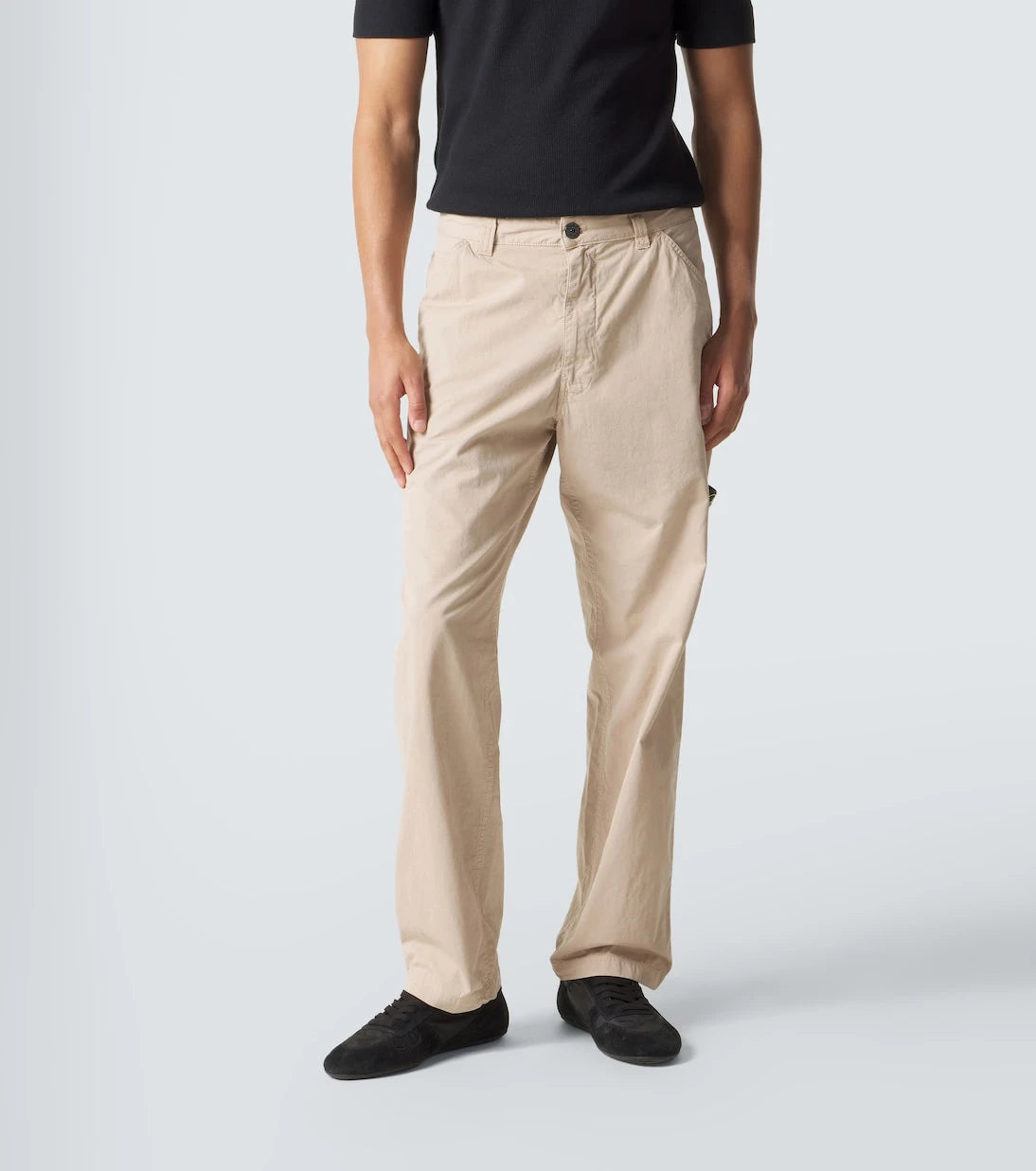 Stone Island - Pusula pamuklu düz pantolon