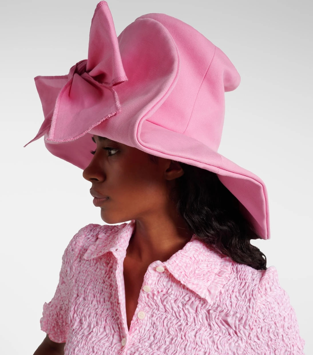 Miu Miu - Cotton canvas hat