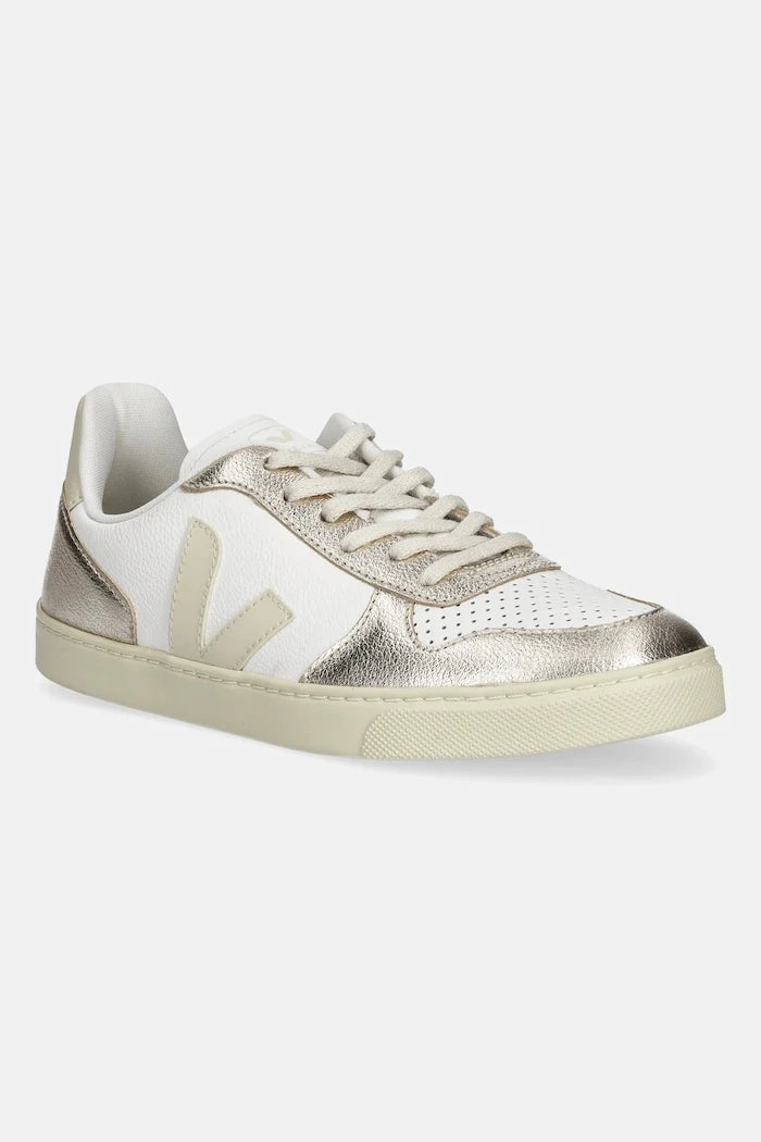 Детски кожени маратонки Veja Small V-10 Laces