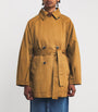 MAX&Co. Yellow Cotton Gabardine Trench Jacket