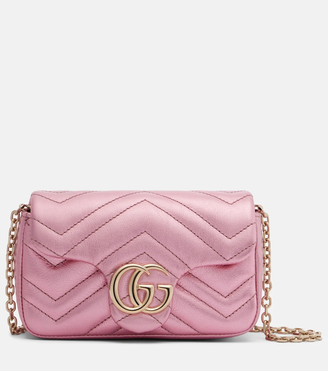 غوتشي - حقيبة كتف GG Marmont Mini من الجلد