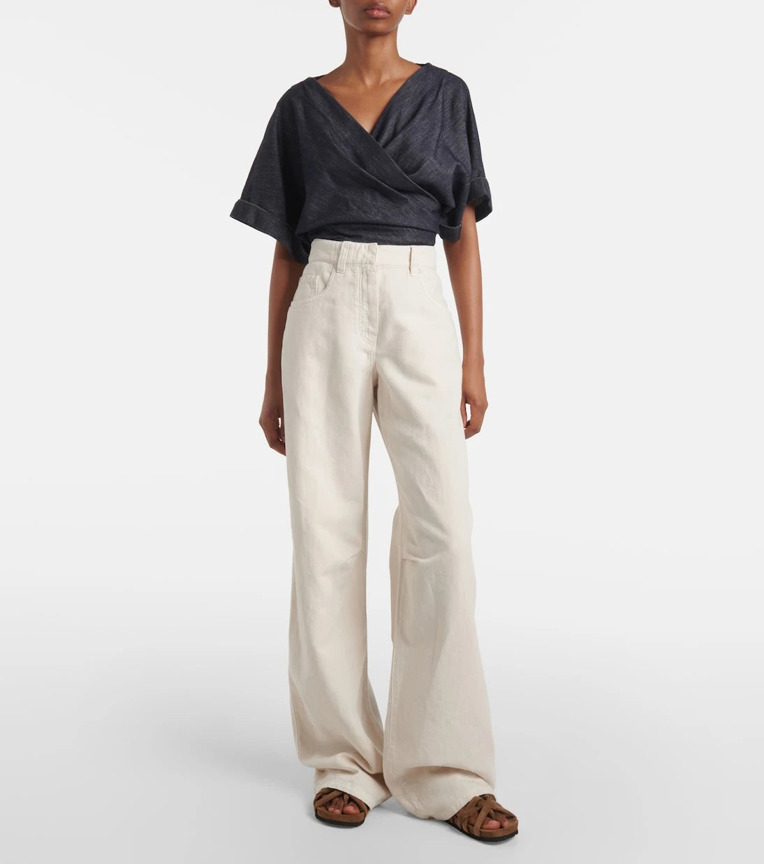 Brunello Cucinelli - Wide-leg jeans
