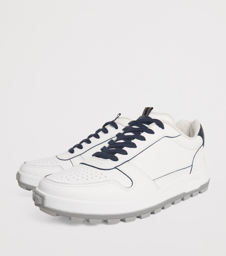 Brioni Leather Crossing Sneakers