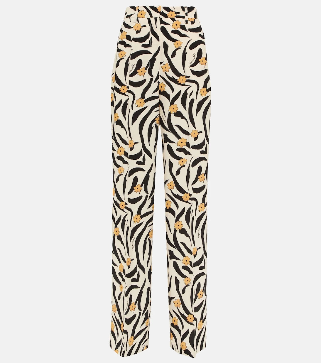 Nanushka - Lanai floral high-rise straight pants