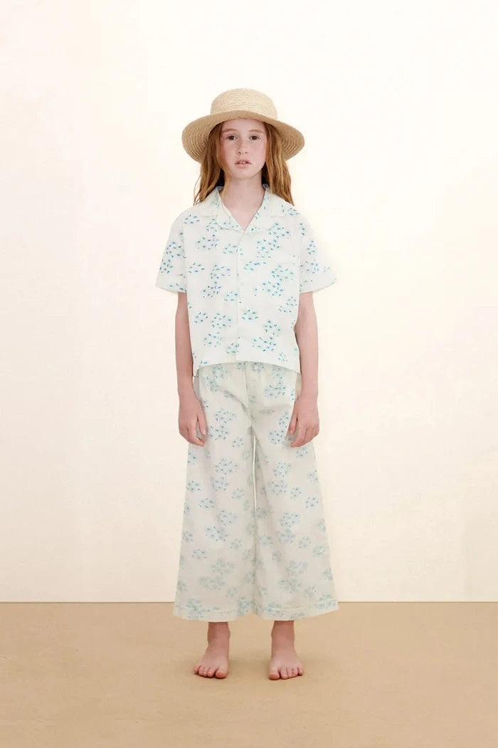 Детска памучна пижама Tinycottons BLOSSOMS SET