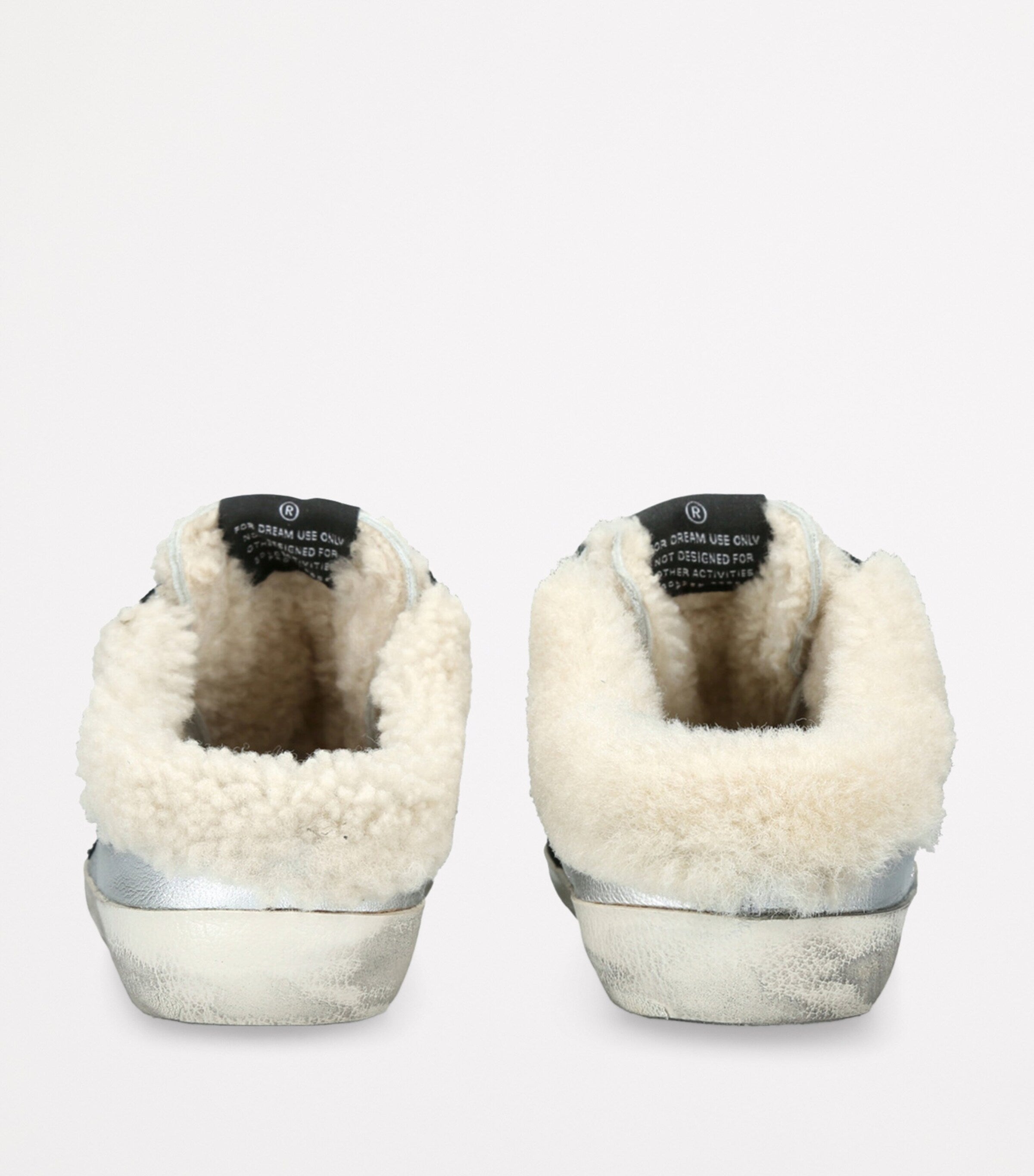 Silver Leather Super-Star Sabot Sneakers