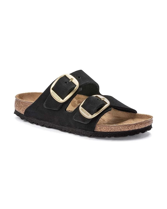 Nubuk Birkenstock Arizona Big Buckle Terlik